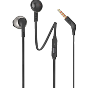JBL TUNE 205 EARBUDS WITH MIC - BLACK