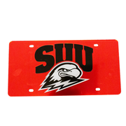 SUU Red License Plate