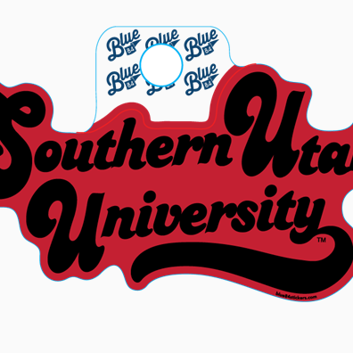 BLACK AND RED SUU DECAL