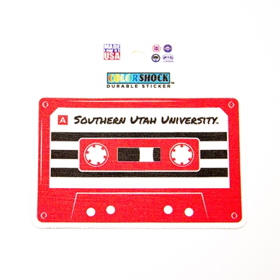 Cassette Tape SUU Sticker