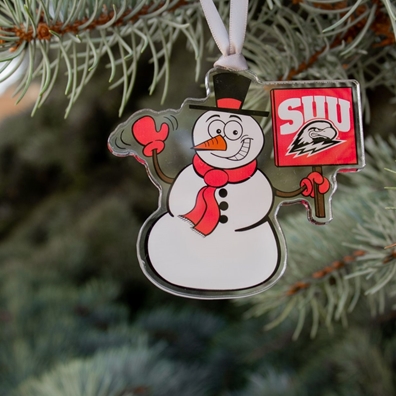 SUU Snowman Ornament