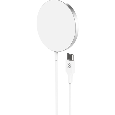 SCOSCHE MAGSAFE MAGNETIC WIRELESS PHONE CHARGER - WHITE