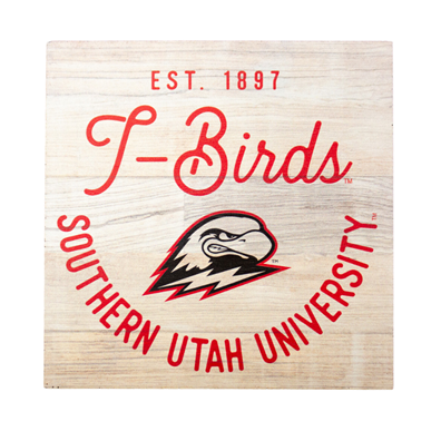 T-Birds Wood Table Top Square