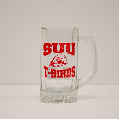 SUU T-Birds Glass Mug